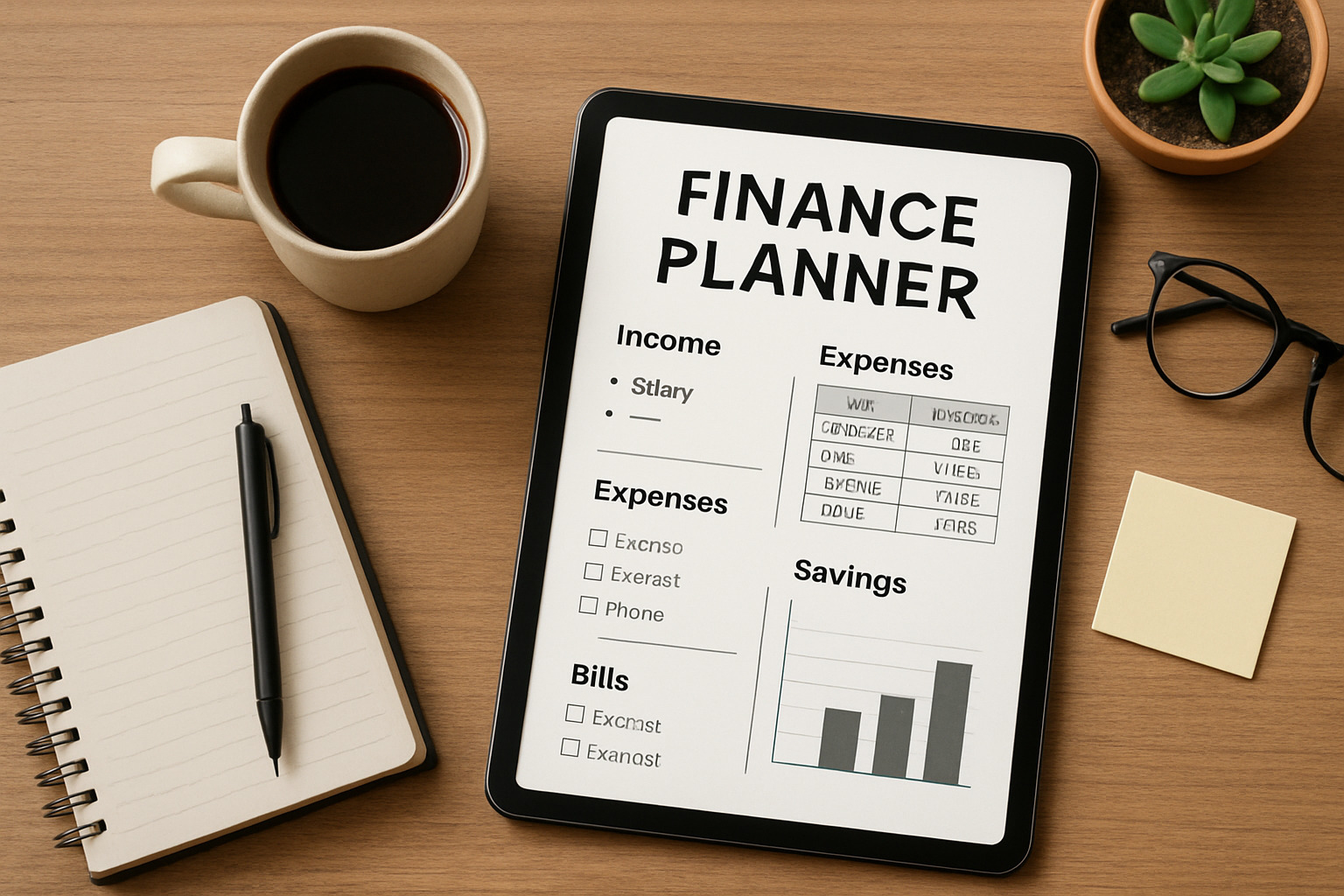 finance planner notion